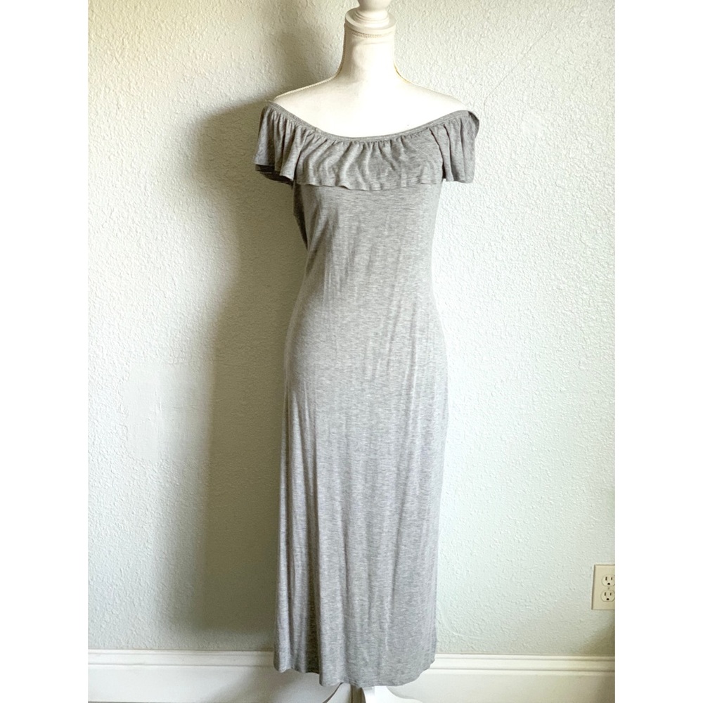 Off-Shoulder Midi Bodycon